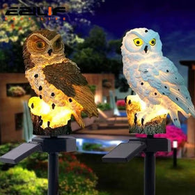 owl solar lamp