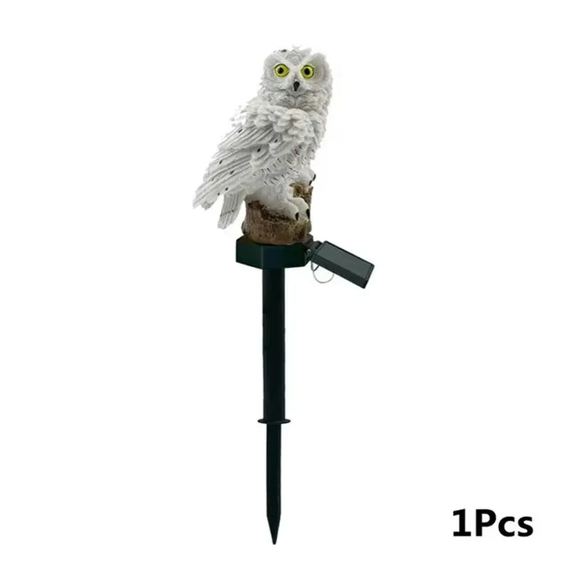 owl solar lamp