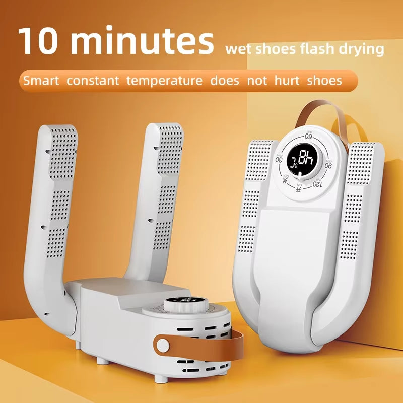Intelligent Timer Shoe Dryer Adjustable Dryer Quick Drying Deodorizing Sterilizing Shoe Dryer Household Shoe Warmer Heater
