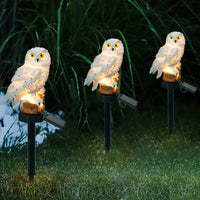 owl solar lamp