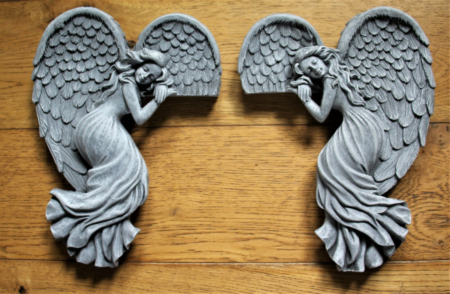 Door Frame Angel Wings Wall Sculpture Ornament Garden Home Decor Secret Fairy
