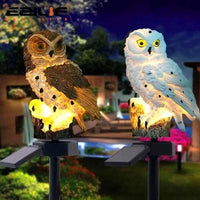 owl solar lamp