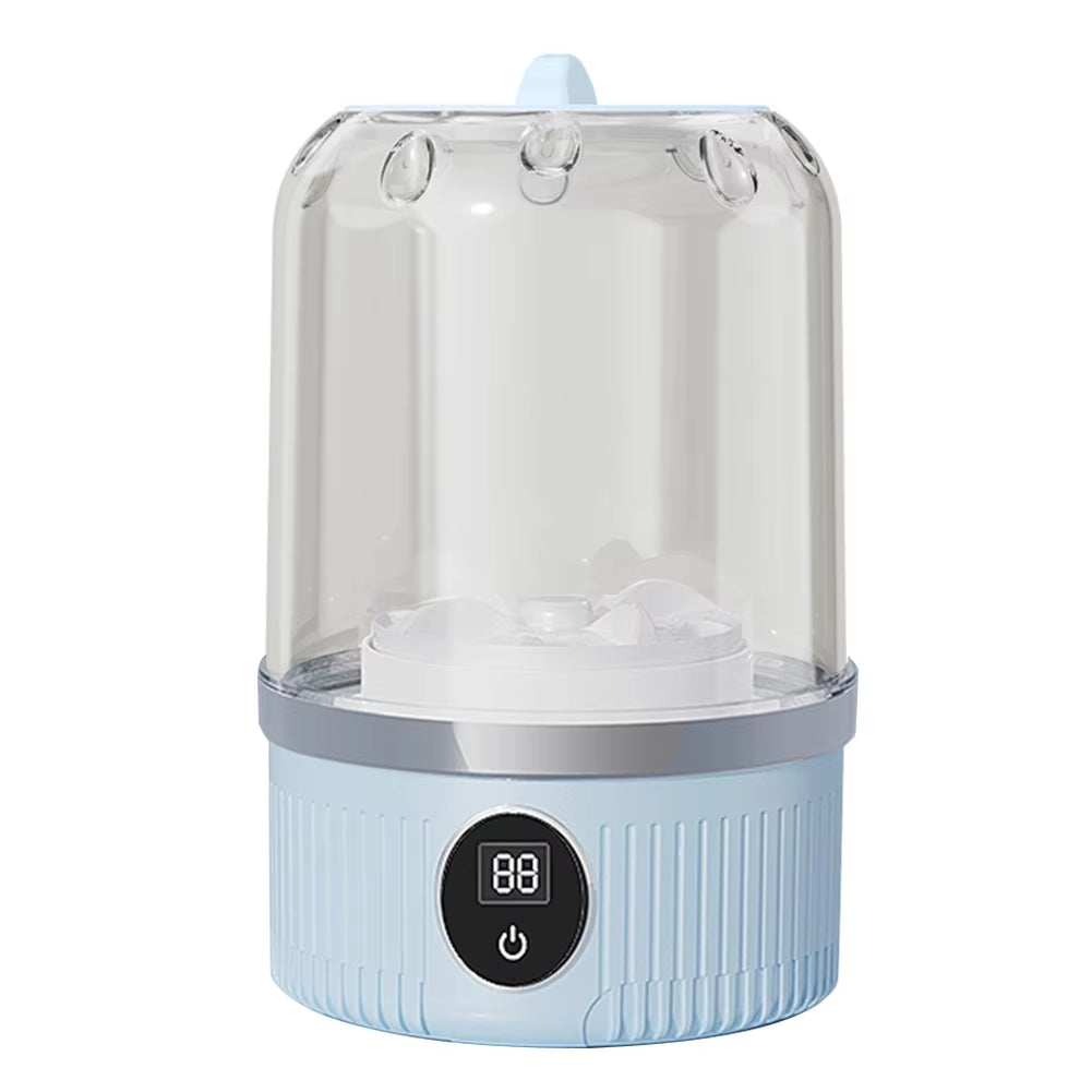 Cordless Small Washing Machine with Laundry Cup Automatic Laundry Cup Portable Washing Machine for Travel Home and Dormitory