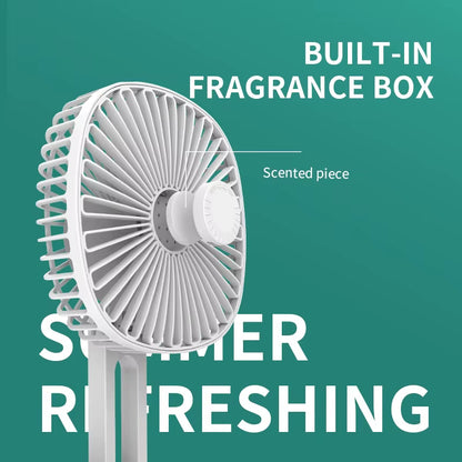 Desktop Wall Mounted Mini Small Foldable Fan Rechargeable Folding Electric Fan USB Small Fan Amping