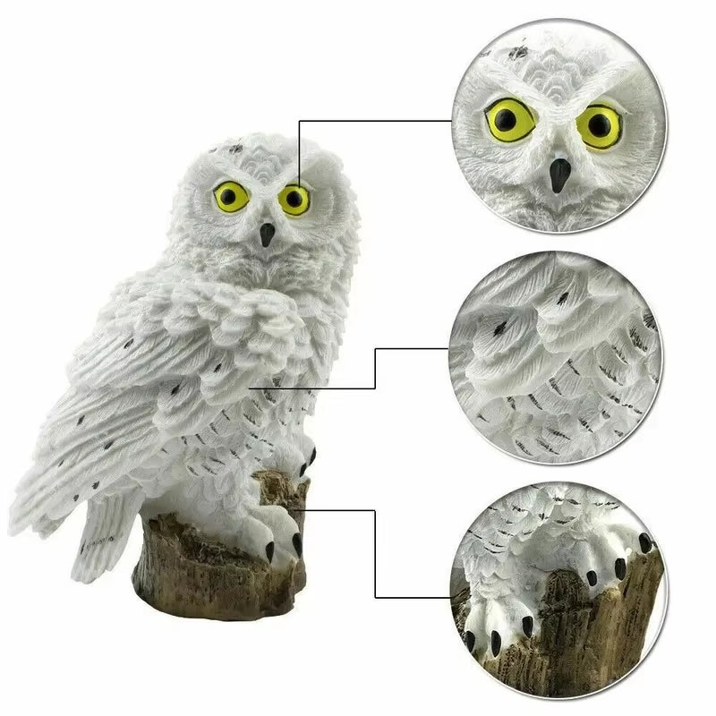 owl solar lamp
