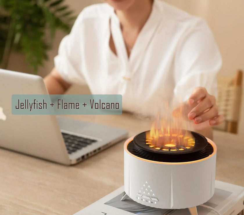 Jellyfish Essential Oil Diffuser – 350ml Aromatherapy