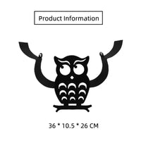 Steel Toilet Paper Holder Bathroom Wall Decoration Moun Kitchen Paper Shelf Storage Sheep Owl Towel Roll Shelf Home Accessories