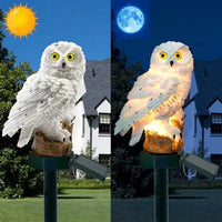 owl solar lamp