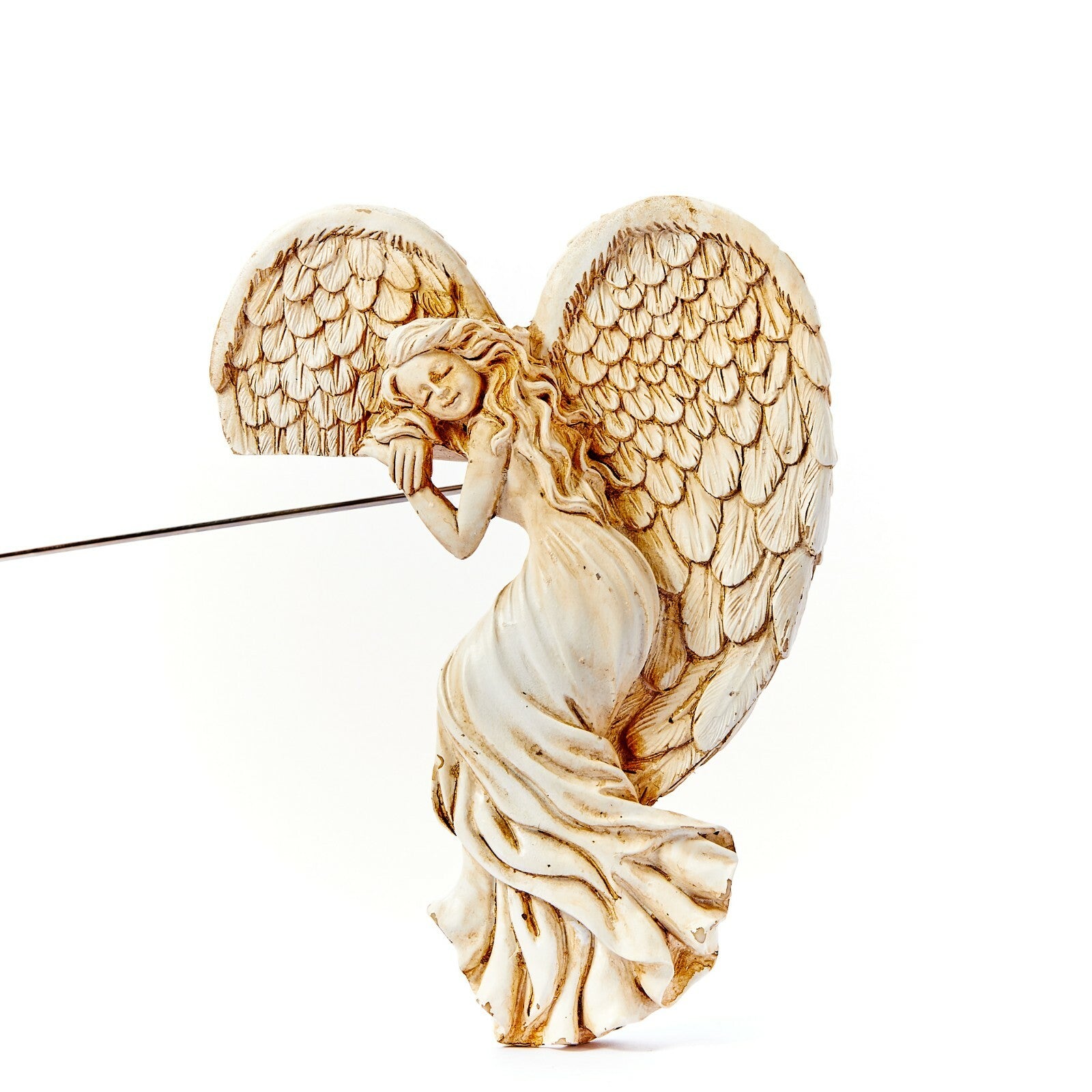 Door Frame Angel Wings Wall Sculpture Ornament Garden Home Decor Secret Fairy
