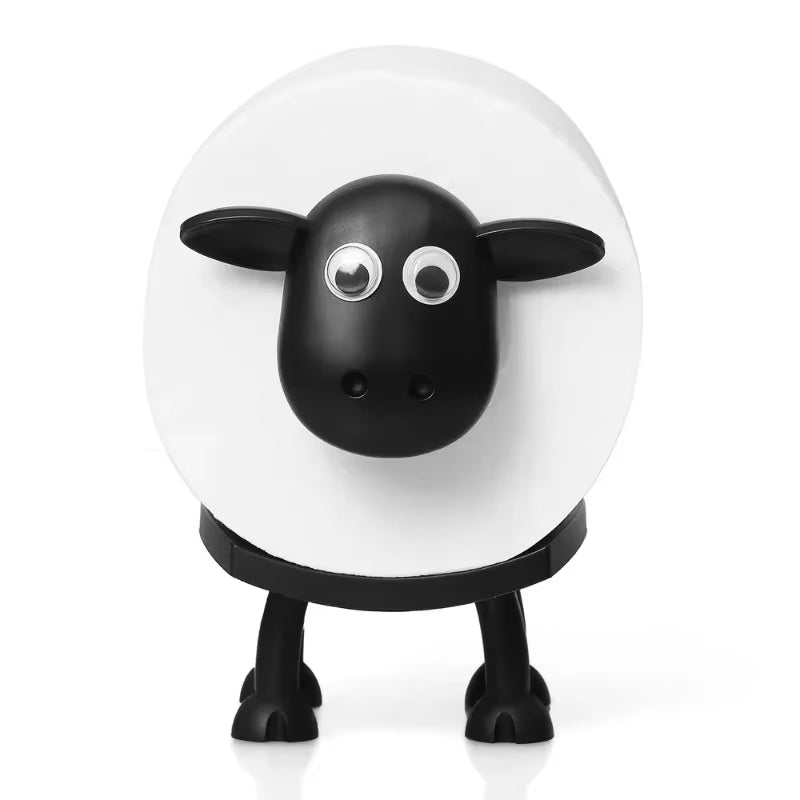 Toilet Paper Rack New Cute Sheep Dog Shape Toilet Tissue Rack Free Standing Storage Roll Paper Holder Animal Shape Decorative
