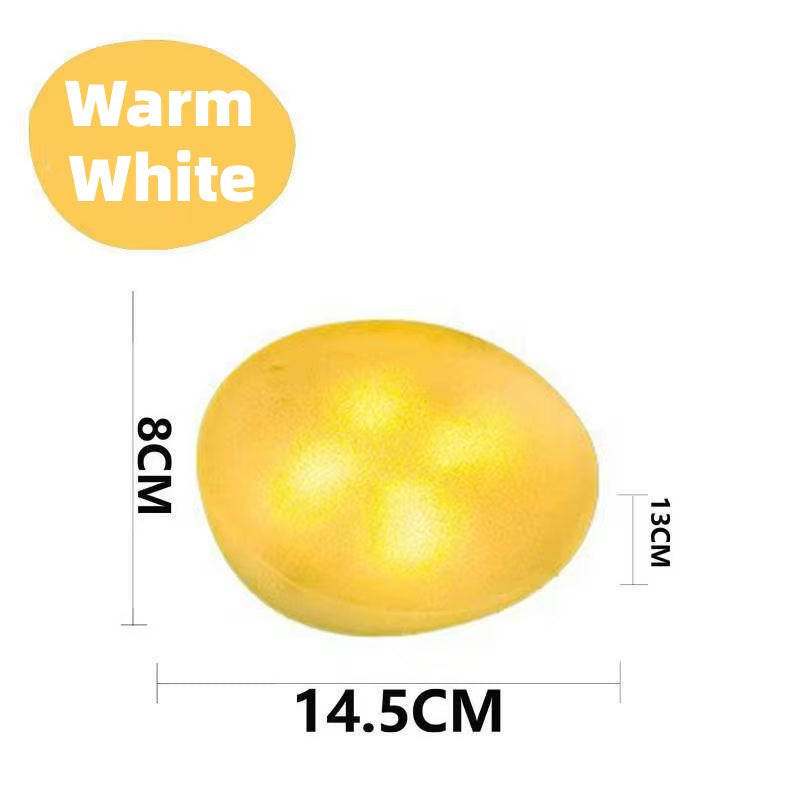 Solar Cobblestone Lights Outdoor IP65 Waterproof Glow Stone Shape Lamp Garden Landscape Night Lights for Lawn Patio Path Decor